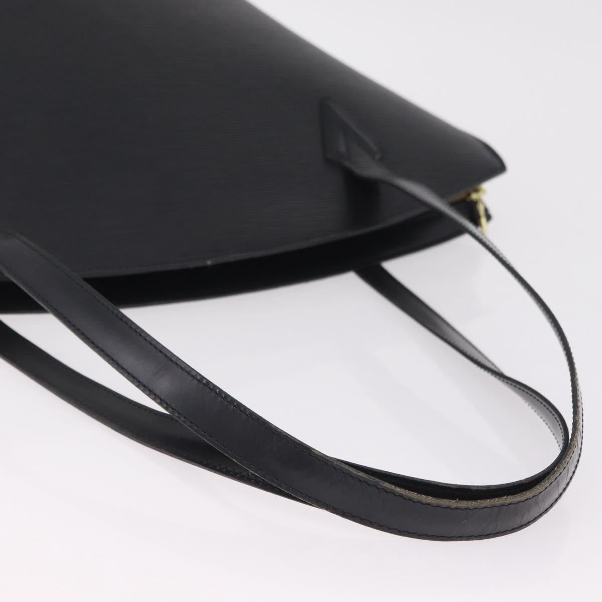 Louis Vuitton Saint Jacques Epi Leather, Black, Leather, Handbag