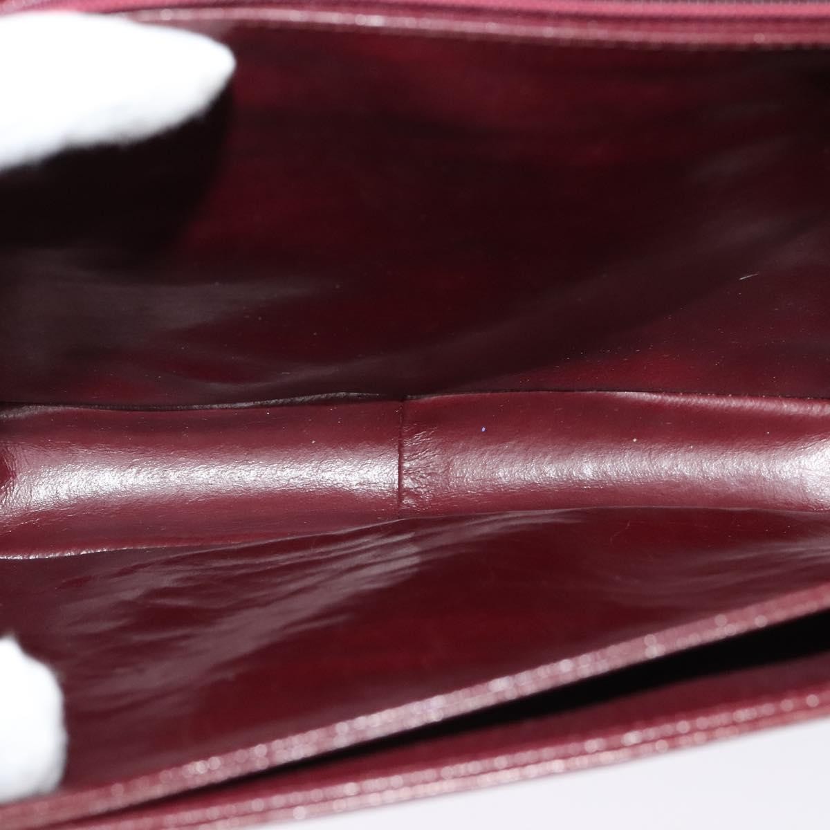 Givenchy Vintage 4G Leather, Burgundy, Leather, Shoulder Bag