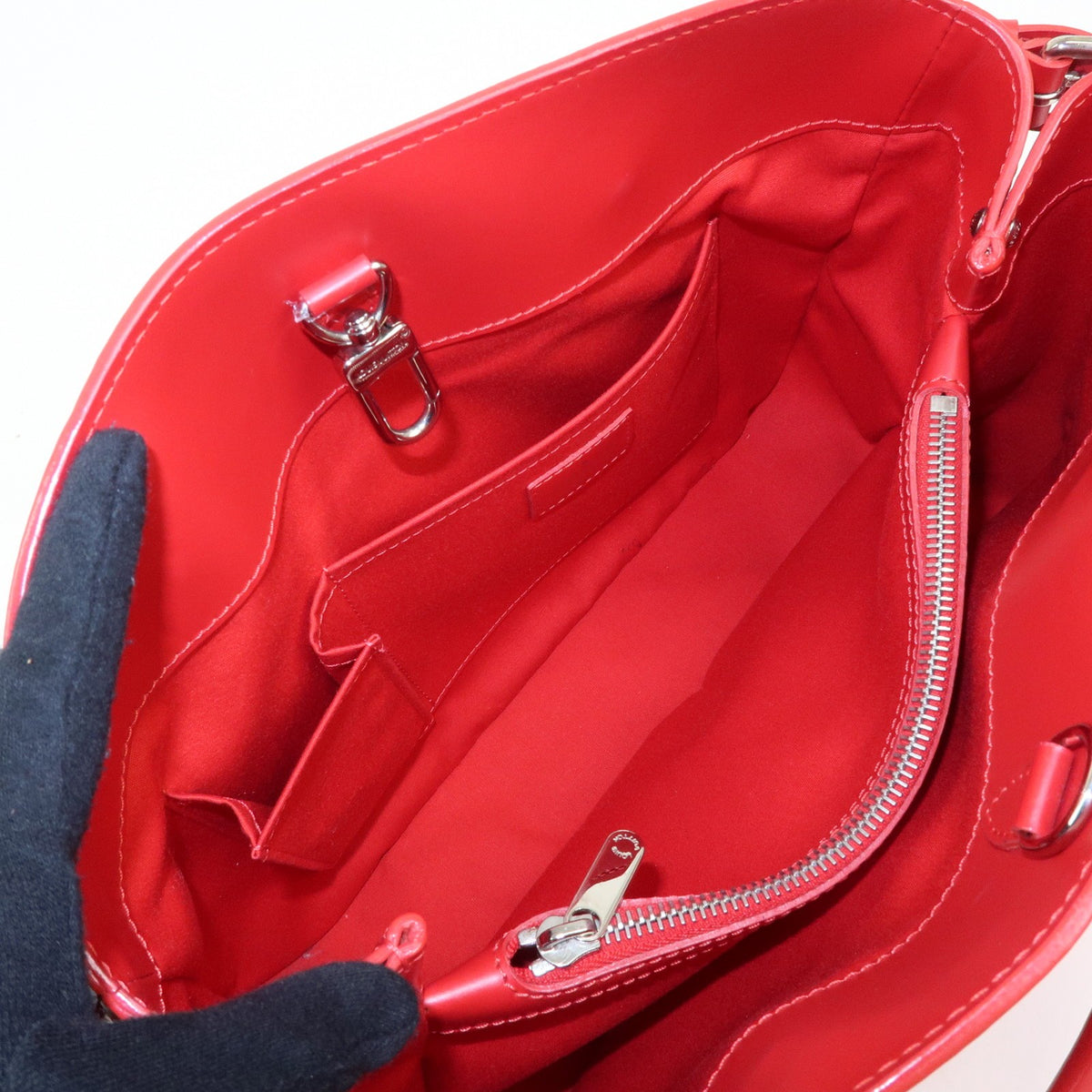 Louis Vuitton Passy Epi Leather, Red, Leather, Tote Bag