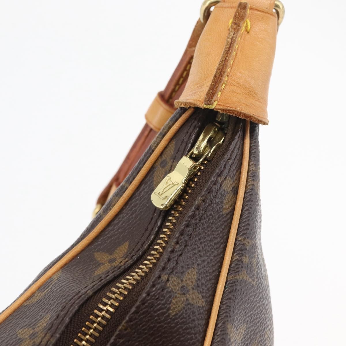 Louis Vuitton Boulogne Monogram Canvas, Brown, Canvas, Handbag