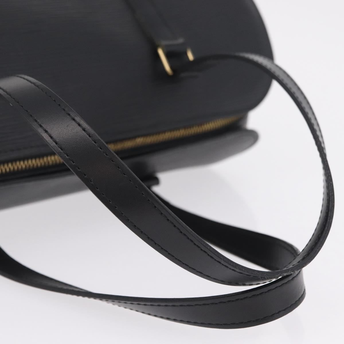Louis Vuitton Soufflot Epi Leather, Black, Leather, Tote Bag