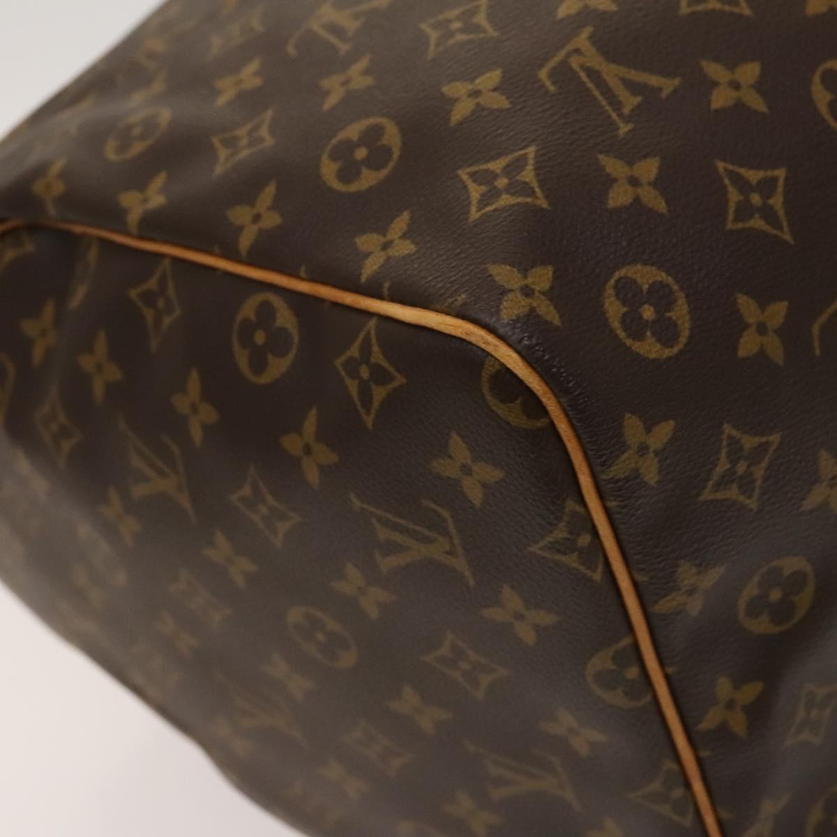 Louis Vuitton Keepall Bag Monogram Canvas, BROWN, CANVAS, Travel bag