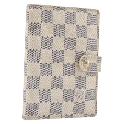 Louis Vuitton Ring Agenda Cover Damier, Beige, Canvas, Briefcase