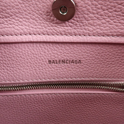 Balenciaga Everyday 2.0 North South Leather, Pink, Leather, Tote Bag