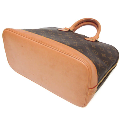 Louis Vuitton Alma Monogram Canvas, Brown, Canvas, Handbag