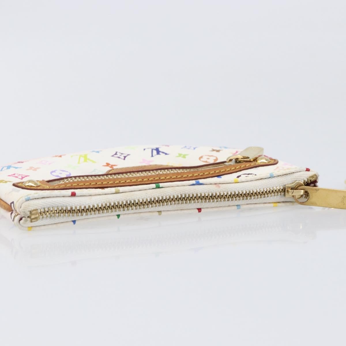 Louis Vuitton Pochette Plate Monogram Multicolor, Multicolour, Canvas, Clutch