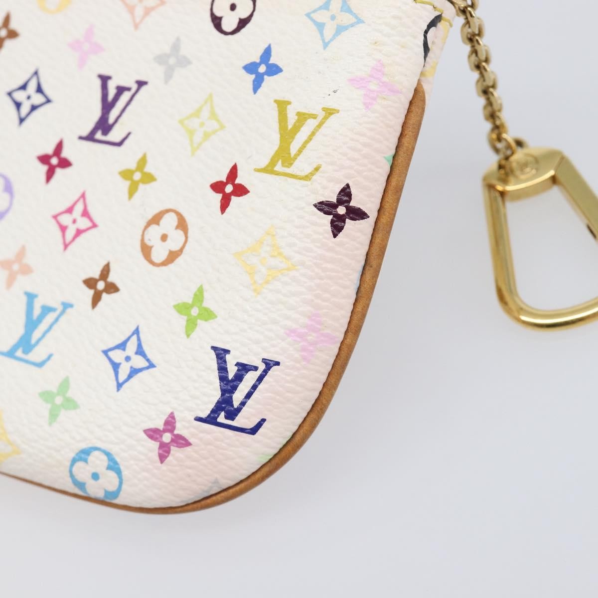Louis Vuitton Pochette Plate Monogram Multicolor, Multicolour, Canvas, Clutch