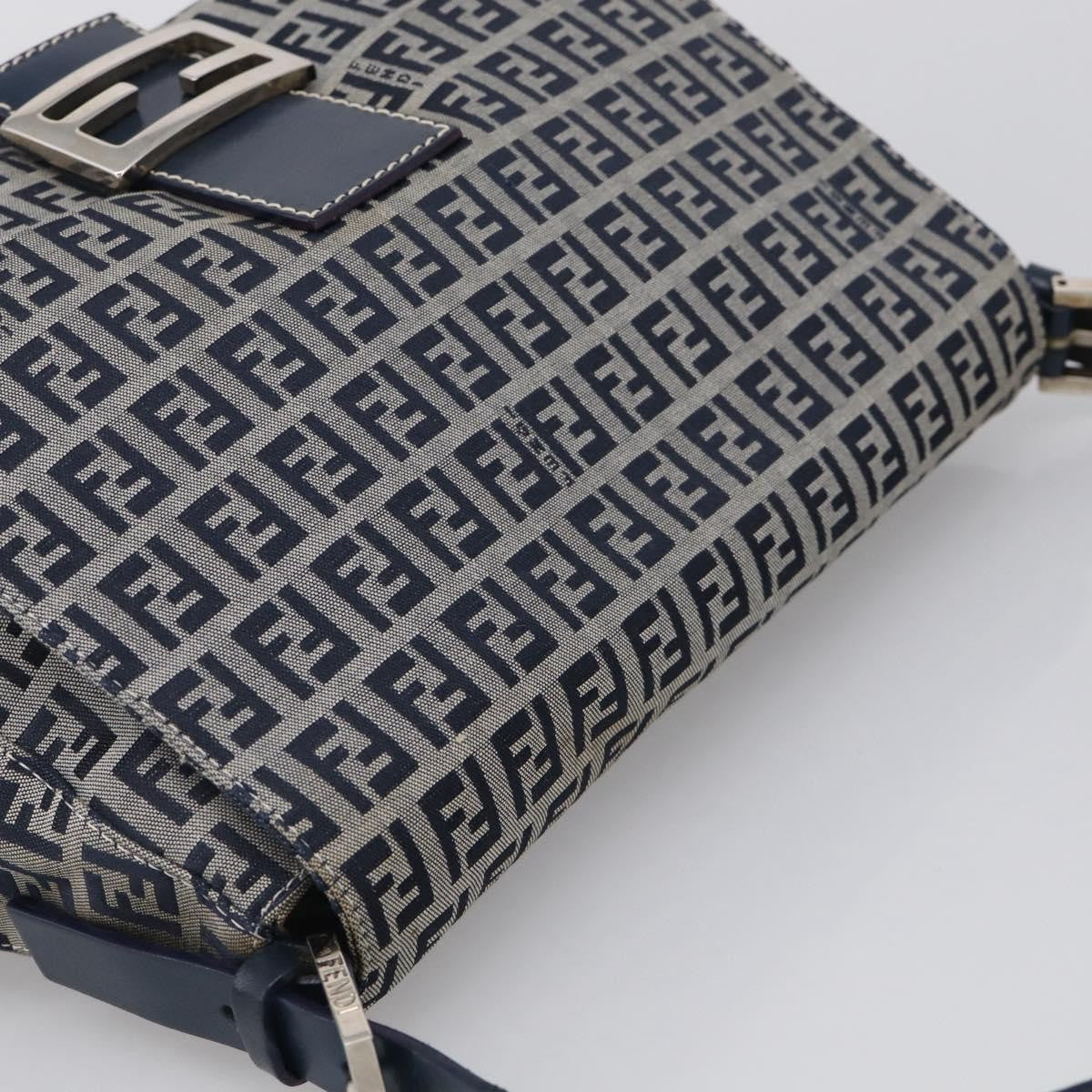 Fendi Fendi mamma baguette Monogram Canvas, Navy, Canvas, Handbag