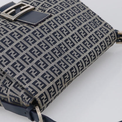 Fendi Fendi mamma baguette Monogram Canvas, Navy, Canvas, Handbag