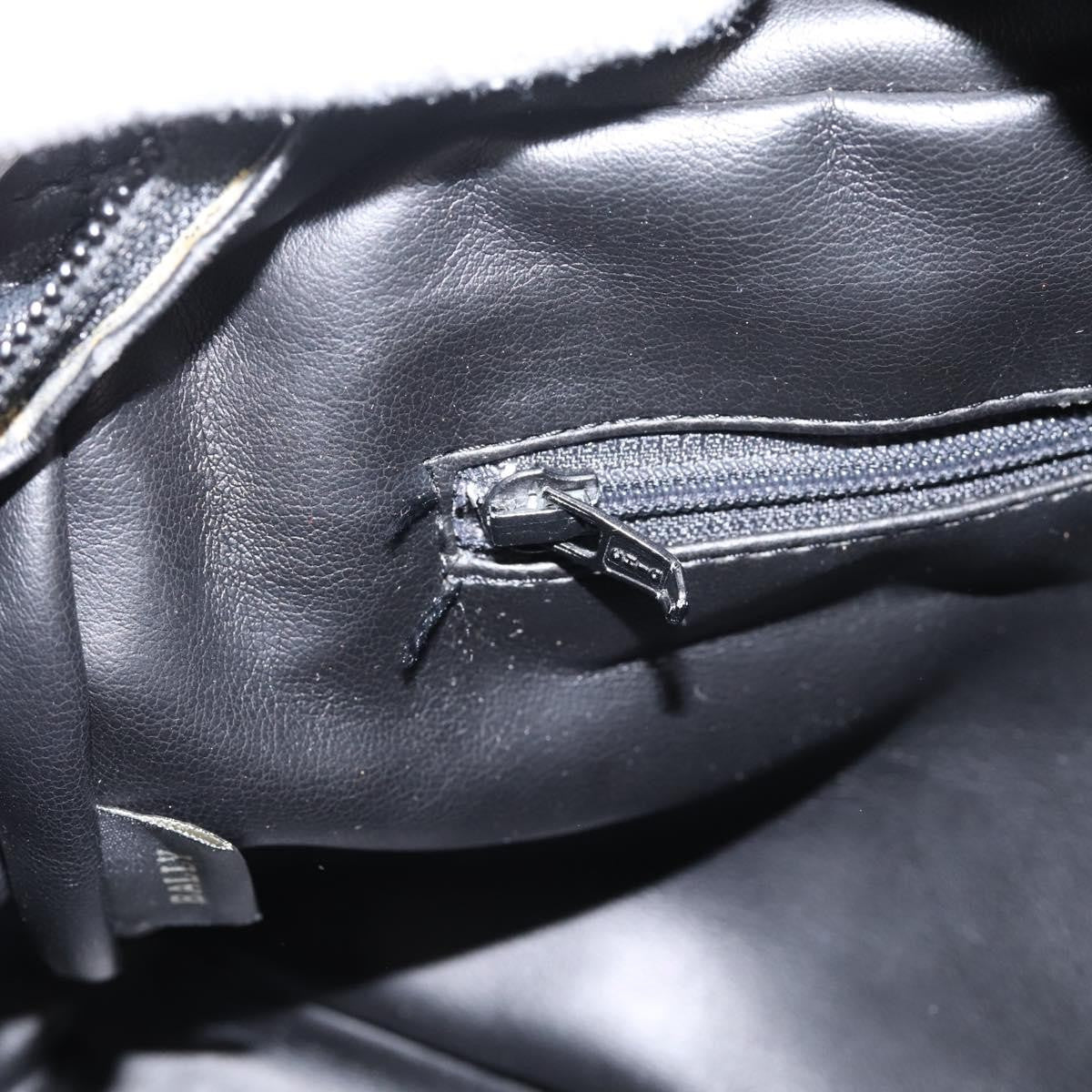 Bally Handbag Leather, Black, Leather, Handbag