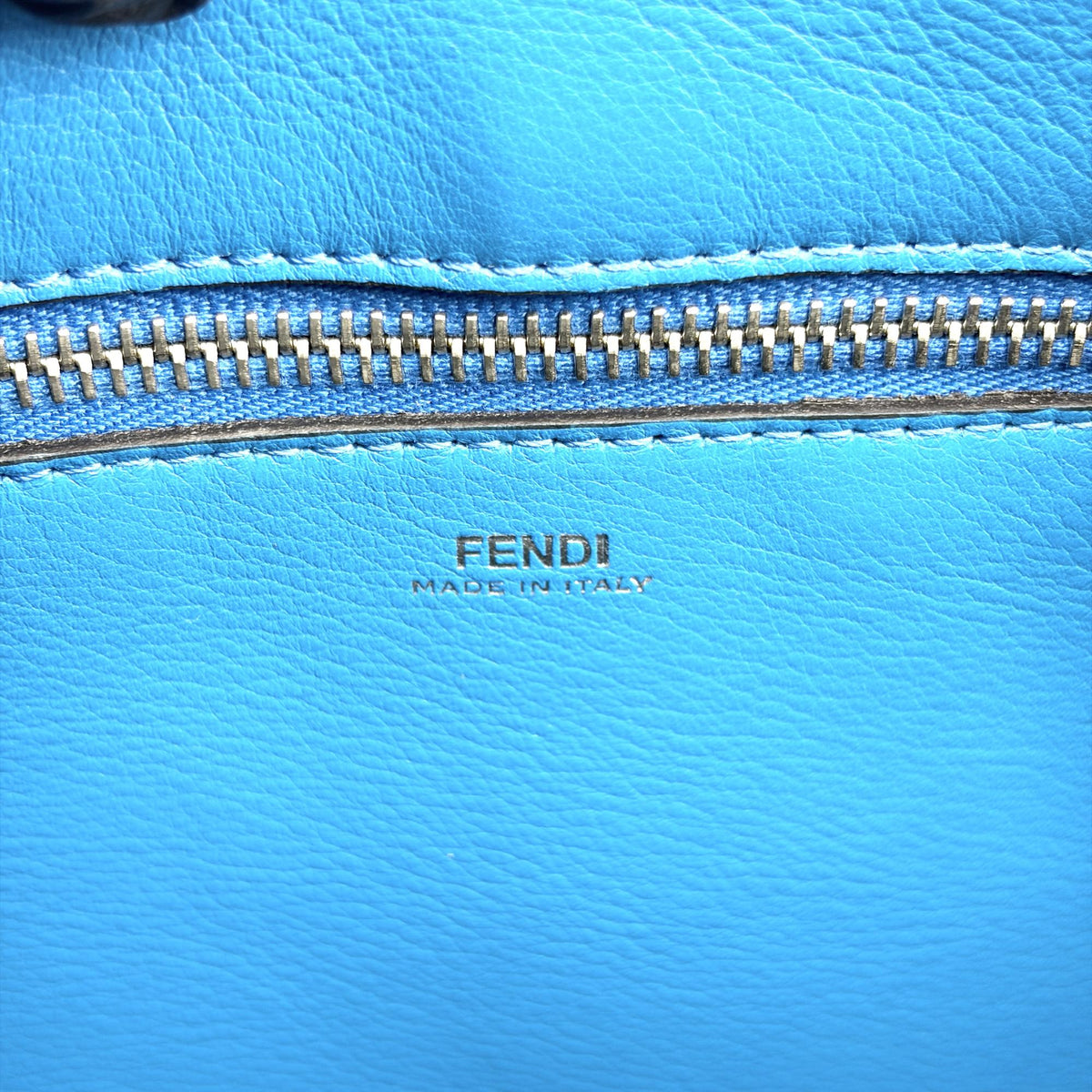 Fendi DotCom Convertible Satchel Leather, Black, Calfskin, Handbag