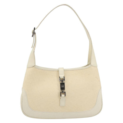 Gucci Jackie Hobo GG Canvas, Beige, Canvas, Shoulder Bag