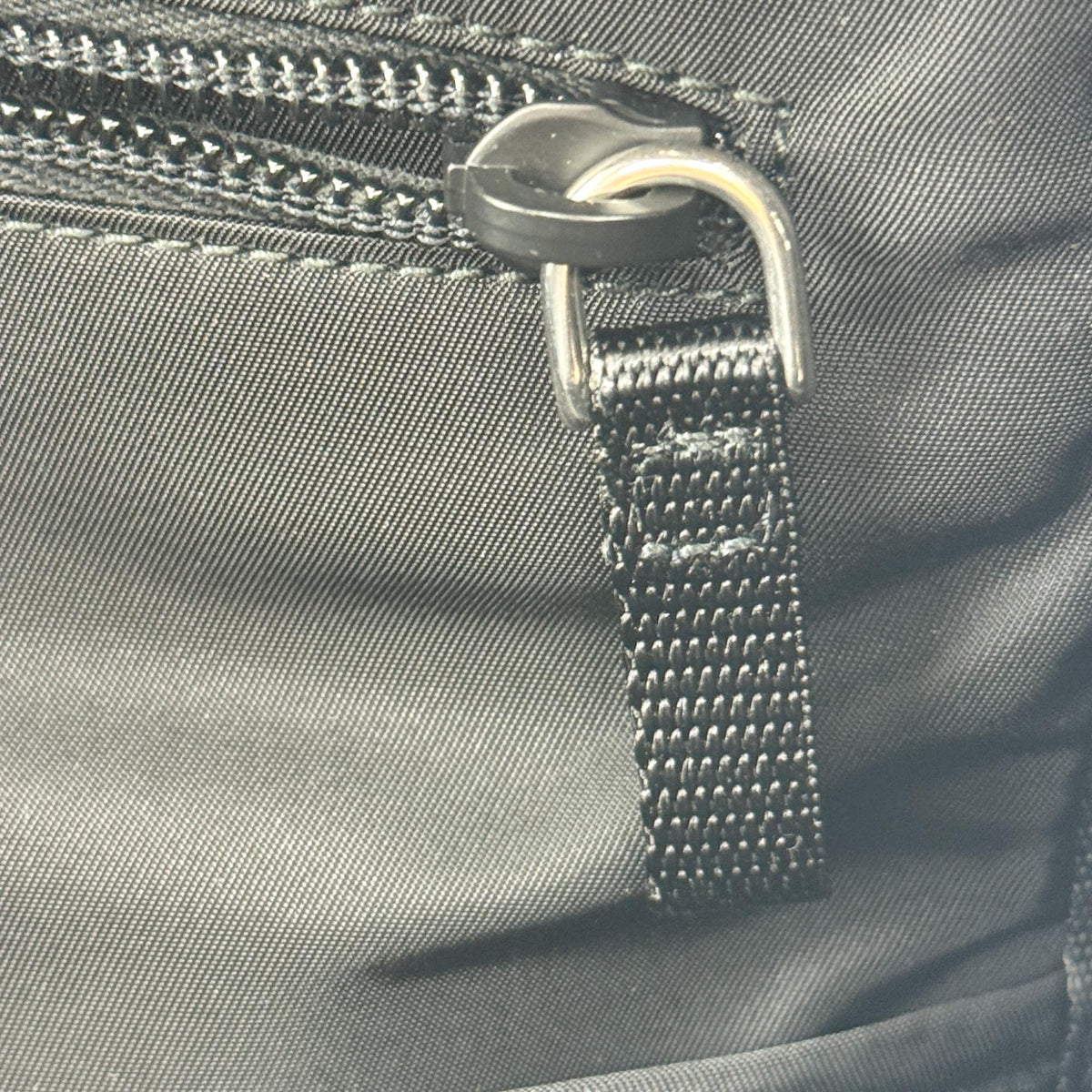 Prada Double Buckle Tessuto, Black, Nylon, Backpack