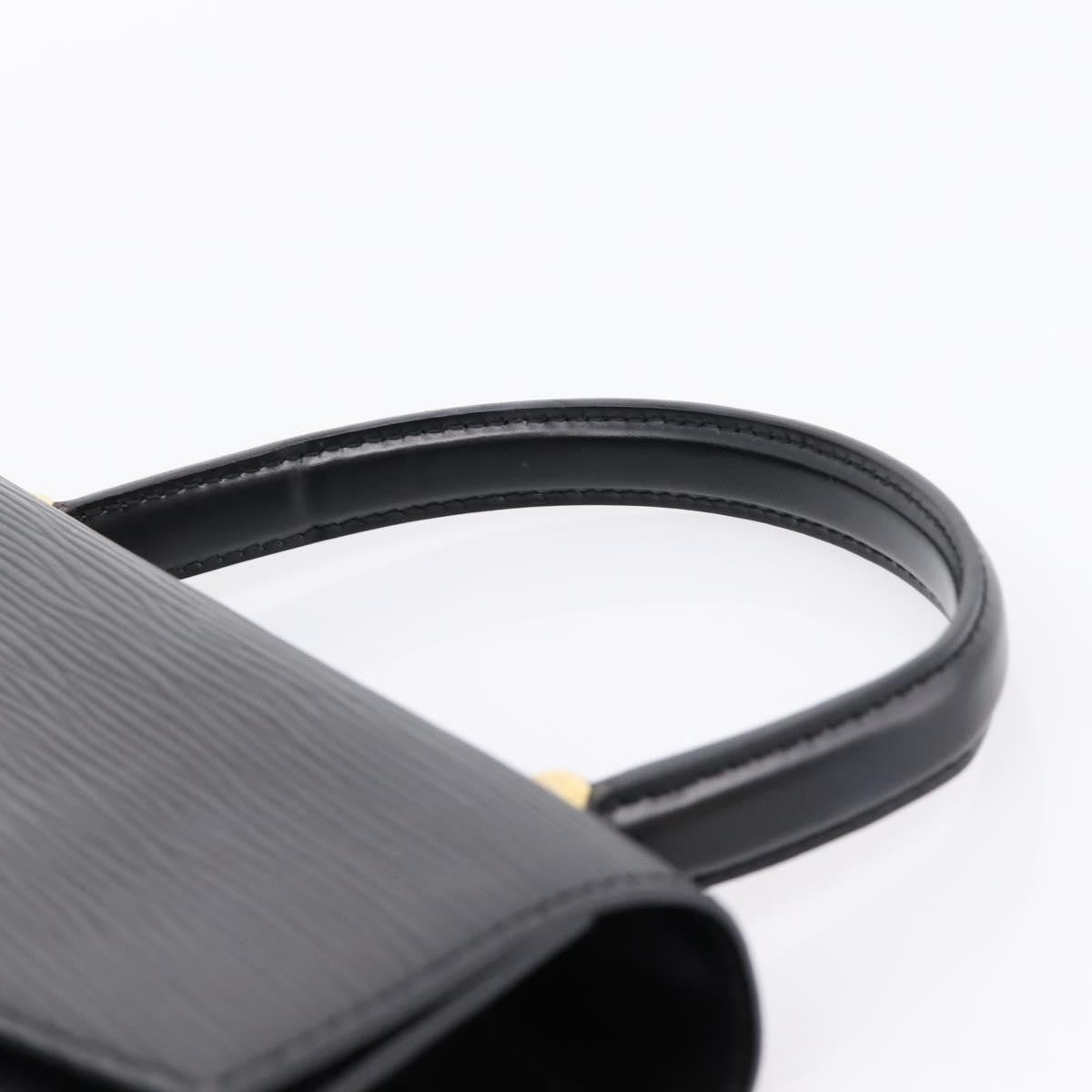 Louis Vuitton Malesherbes Epi Leather, Black, Leather, Handbag