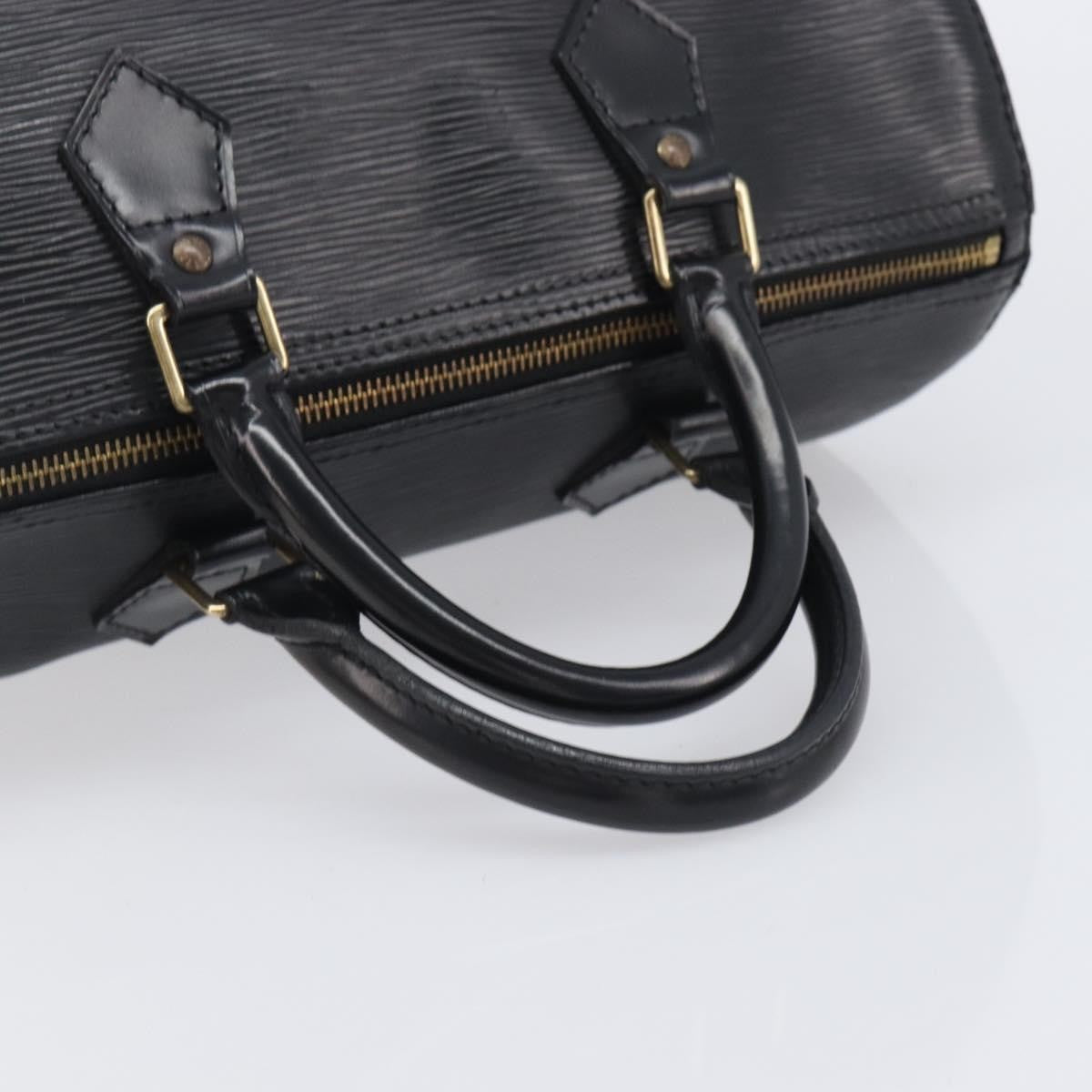 Louis Vuitton Speedy Epi Leather, Black, Leather, Handbag