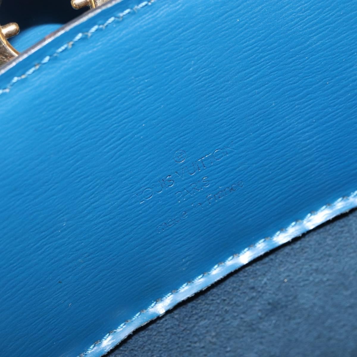 Louis Vuitton Cluny Epi Leather, Blue, Leather, Shoulder Bag