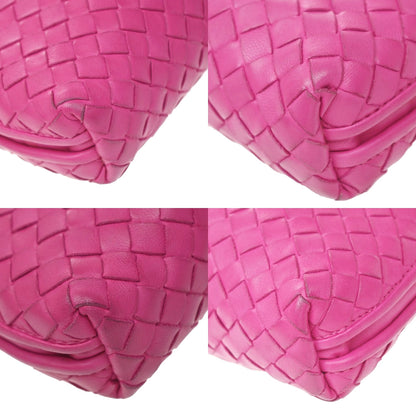 Bottega Veneta Nodini Intrecciato Nappa, Pink, Leather, Crossbody Bag