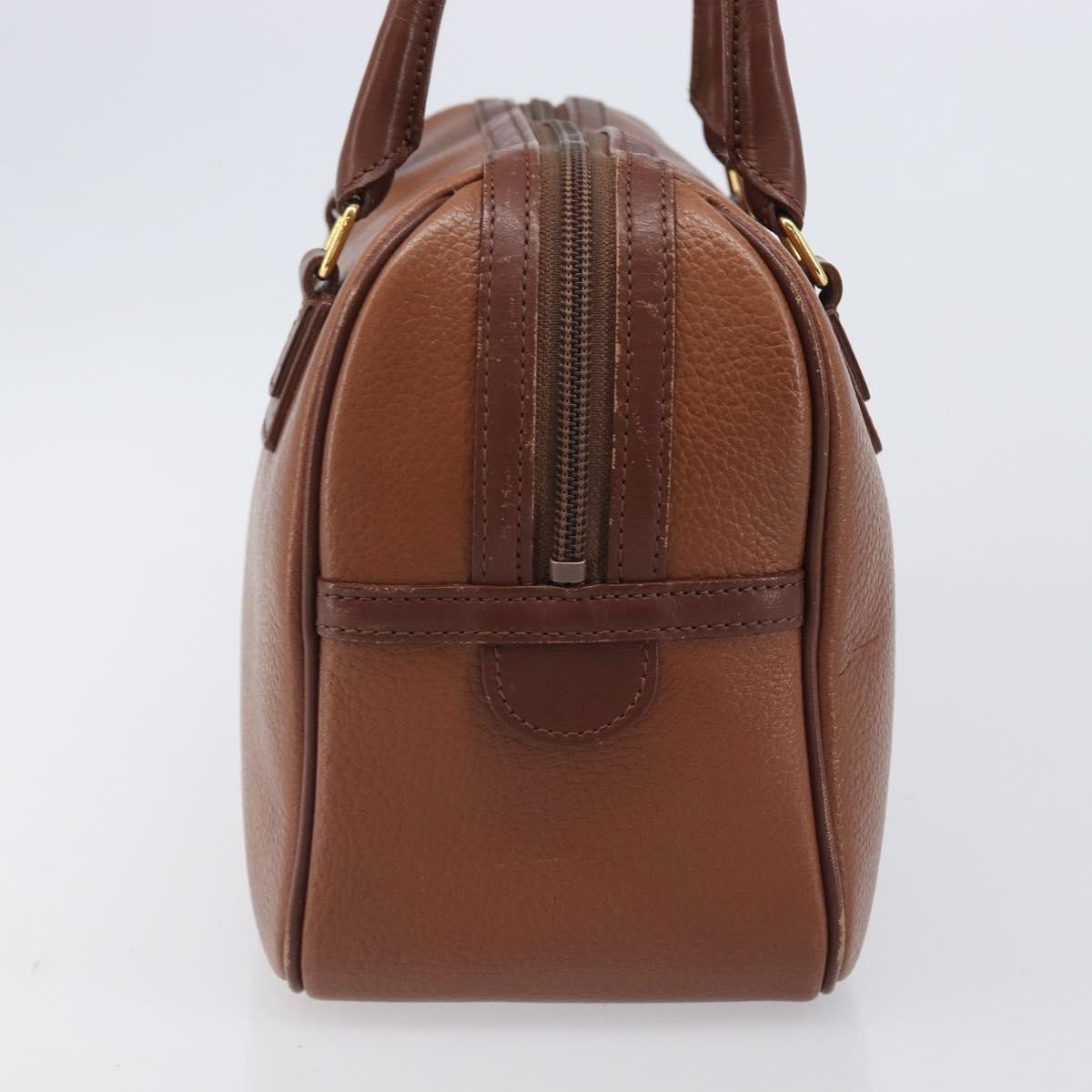 Burberry Vintage Boston Leather, Brown, Leather, Handbag