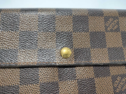 Louis Vuitton Vintage Sarah Monogram Canvas, Brown, Canvas, Wallet