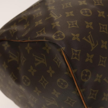 Louis Vuitton Keepall Bag Monogram Canvas, BROWN, CANVAS, Travel bag