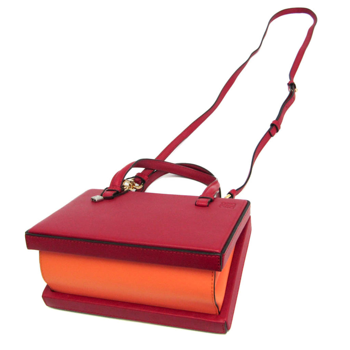 Loewe Postal Leather, Multicolour, Leather, Handbag