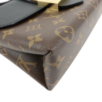 Louis Vuitton Locky Monogram Canvas with Leather, Brown, Canvas, Handbag