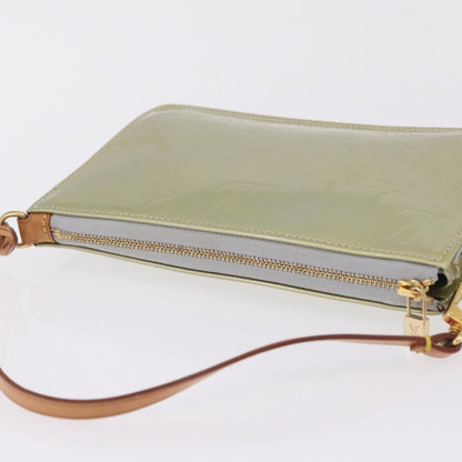 Louis Vuitton Lexington Pochette Monogram Vernis, Beige, Patent Leather, Clutch