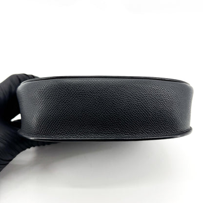 Celine Trotteur Calfskin, Black, Leather, Crossbody Bag