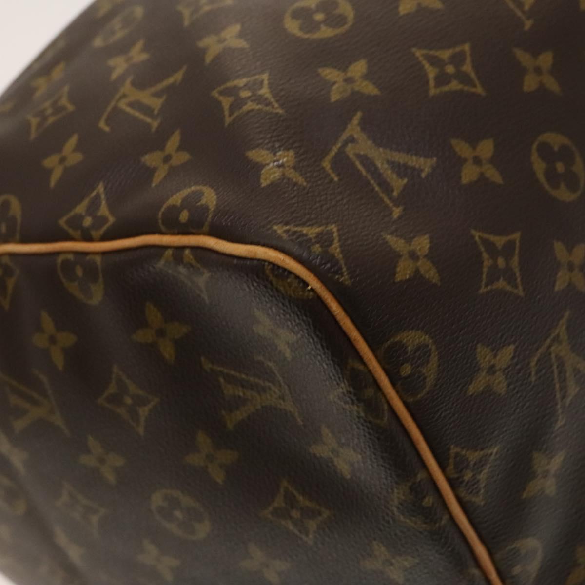 Louis Vuitton Keepall Bag Monogram Canvas, BROWN, CANVAS, Travel bag
