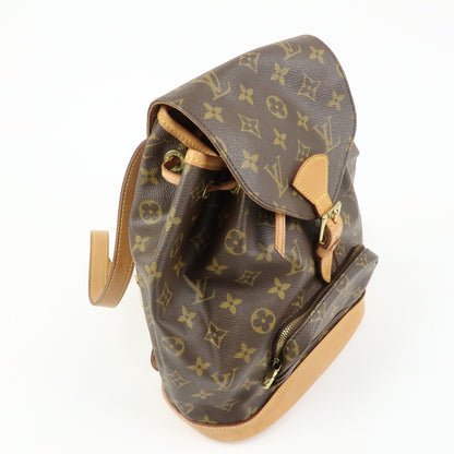 Louis Vuitton Vintage Montsouris Monogram Canvas, Brown, Canvas, Backpack
