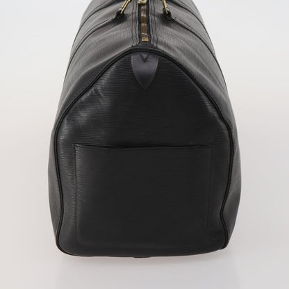Louis Vuitton Keepall Epi Leather, Black, Leather, Travel Bag