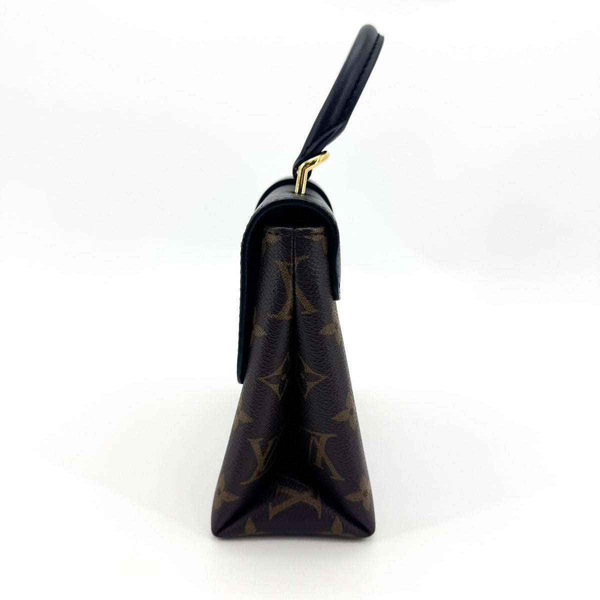 Louis Vuitton Locky Monogram Canvas with Leather, Black, Canvas, Handbag