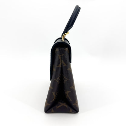 Louis Vuitton Locky Monogram Canvas with Leather, Black, Canvas, Handbag