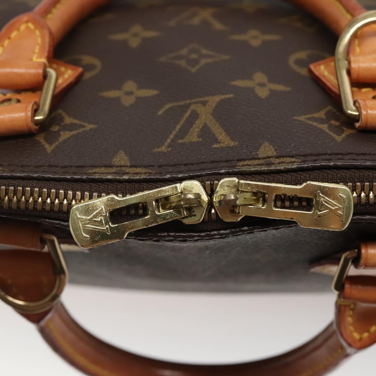 Louis Vuitton Alma Handbag Monogram Canvas, BROWN, CANVAS, Handbag