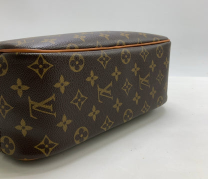 Louis Vuitton Trouville Handbag Monogram Canvas, Brown, Canvas, Handbag
