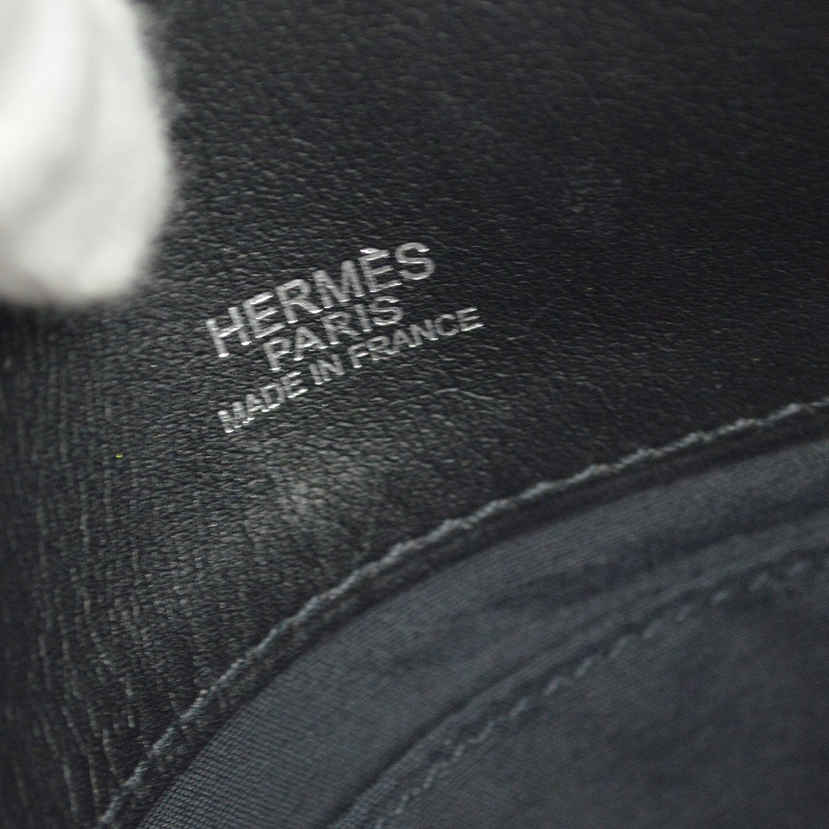 Hermes Heeboo Toile, Black, Canvas, Handbag