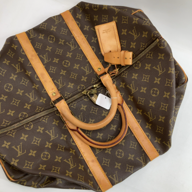 Louis Vuitton Keepall Bag Monogram Canvas, Brown, Canvas, Travel Bag