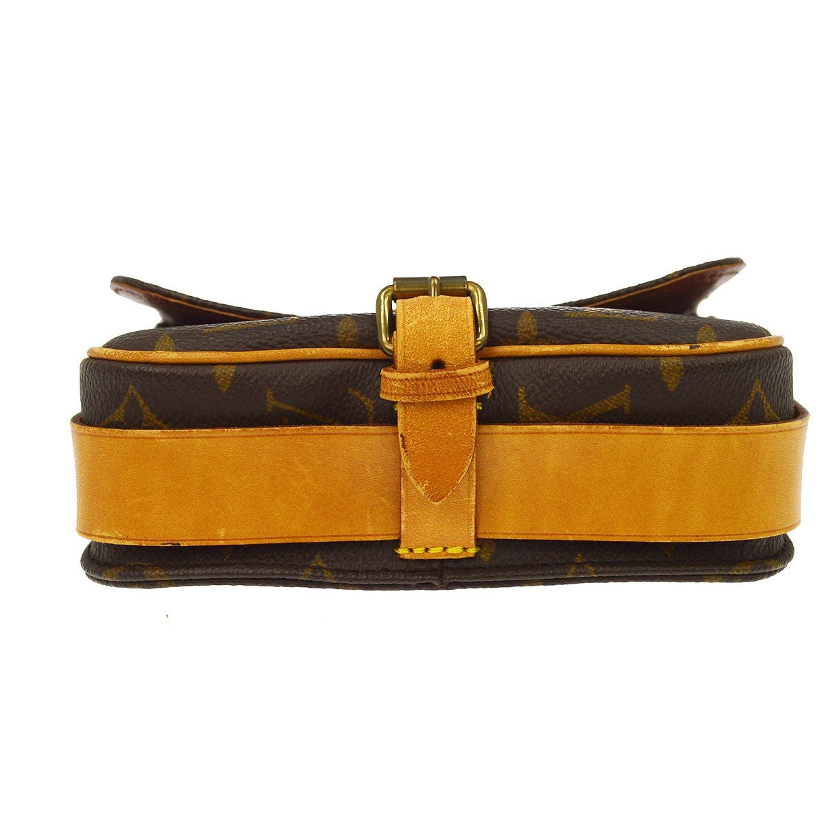 Louis Vuitton Cartouchiere Monogram Canvas, Brown, Canvas, Handbag