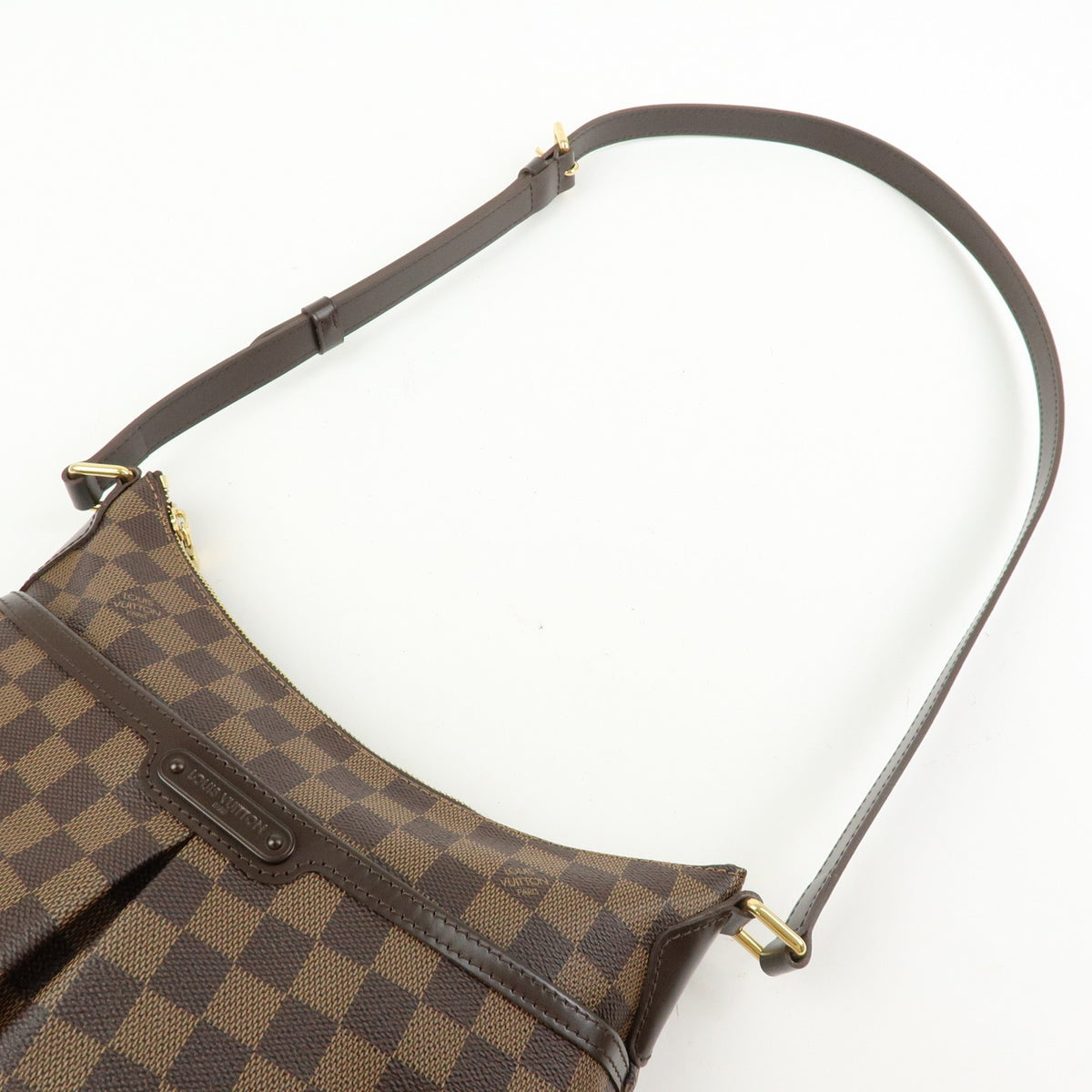 Louis Vuitton Bloomsbury Damier, Brown, Canvas, Shoulder Bag