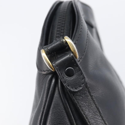 Gucci Shoulder Leather, Black, Leather, Shoulder Bag