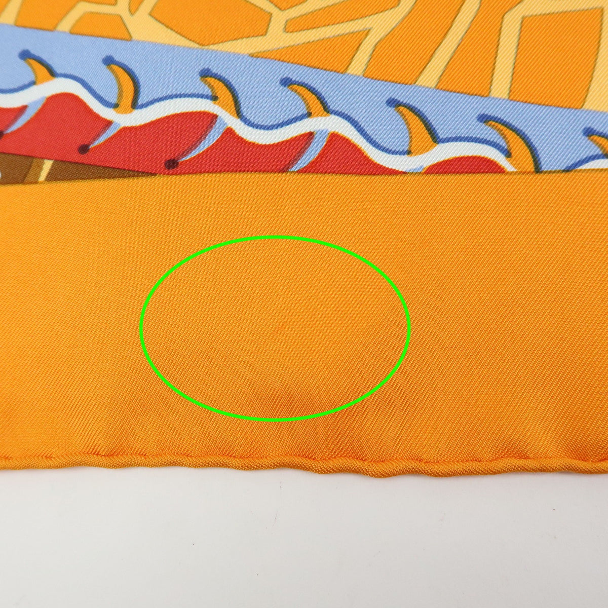 Hermes Carré 90 Silk multicolor, Orange, Silk, Scarf
