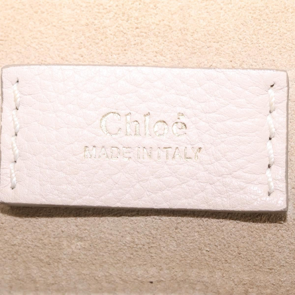 Chloe Hailey Leather, Beige, Leather, Handbag