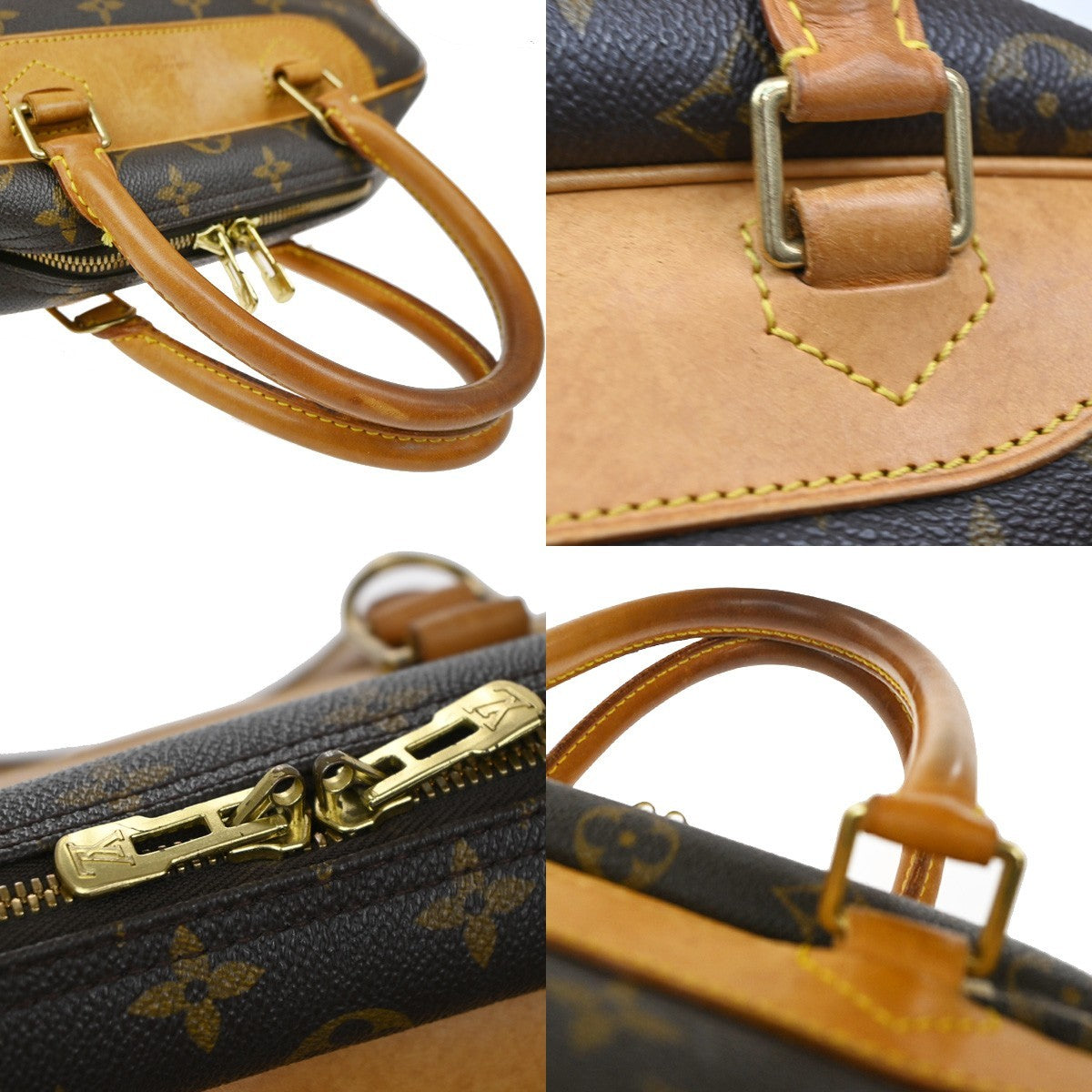 Louis Vuitton Trouville Monogram Canvas, Brown, Canvas, Handbag