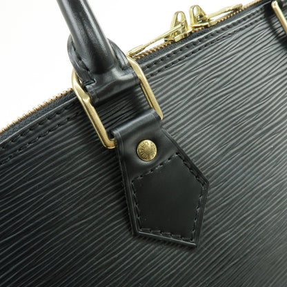 Louis Vuitton Vintage Alma Epi Leather, Black, Leather, Handbag