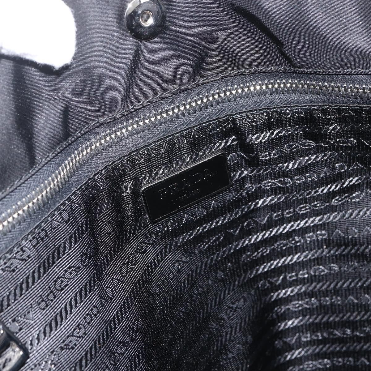 Prada Zip Tote Tessuto, Black, Nylon, Tote Bag