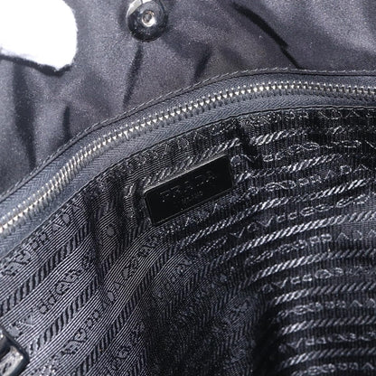 Prada Zip Tote Tessuto, Black, Nylon, Tote Bag