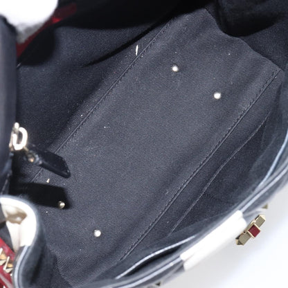 Valentino Garavani Candystud Top Handle Leather, Red, Leather, Handbag
