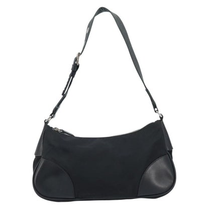 Prada Shoulder Tessuto, Black, Nylon, Shoulder Bag