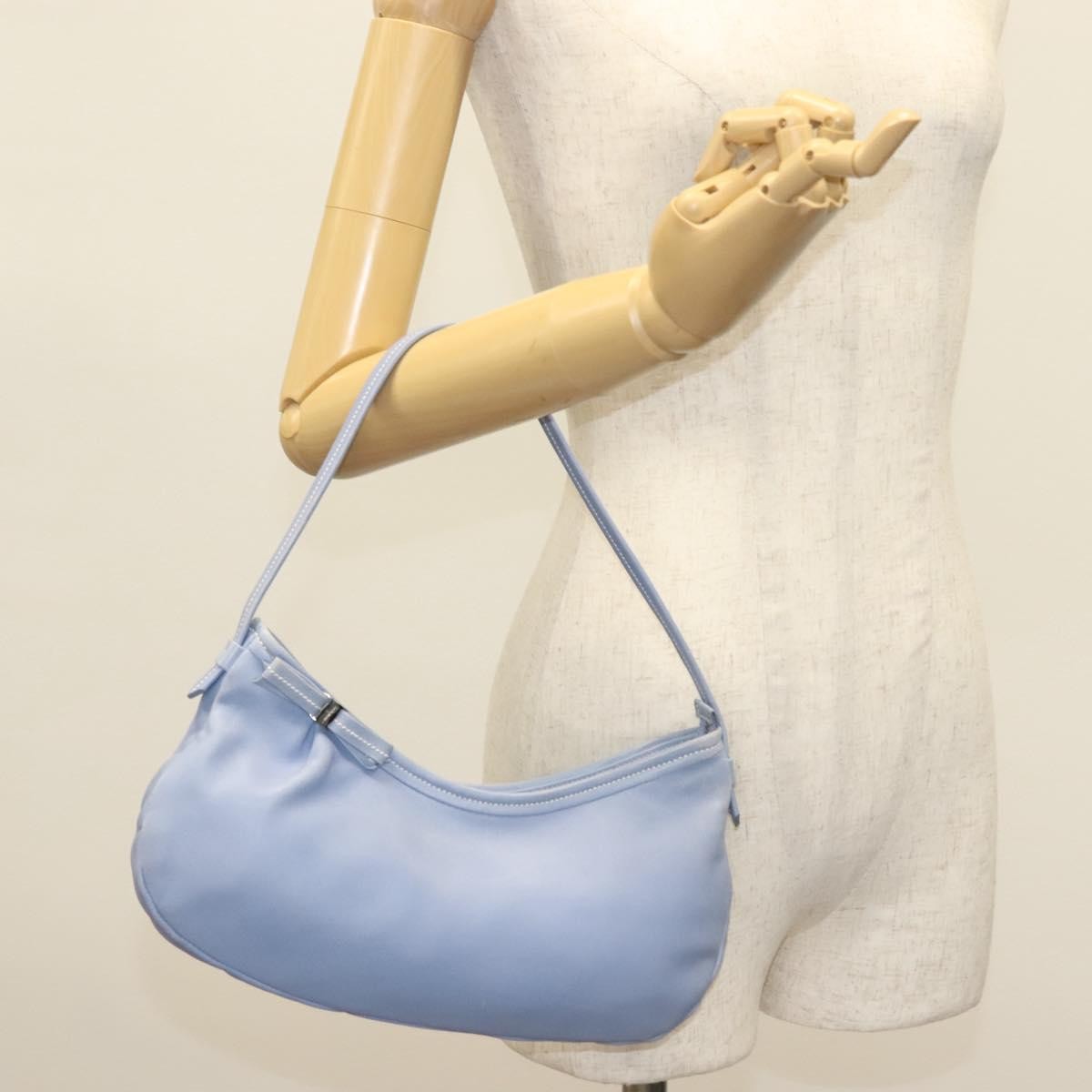 Salvatore Ferragamo Vala Leather, Blue, Leather, Shoulder Bag