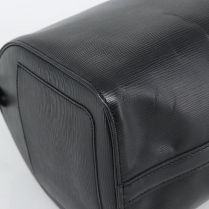 Louis Vuitton Speedy Epi, Black, Leather, Handbag